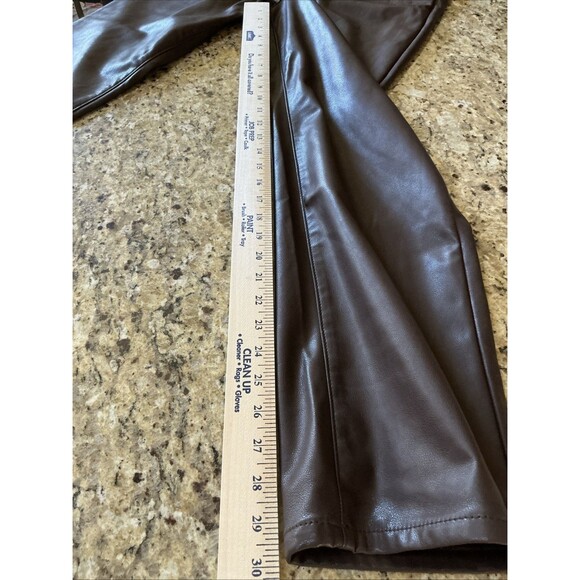 Judy Blue Black Faux Leather Denim Skinny Jeans straight size 15/32 Style JB8875 - Picture 5 of 9